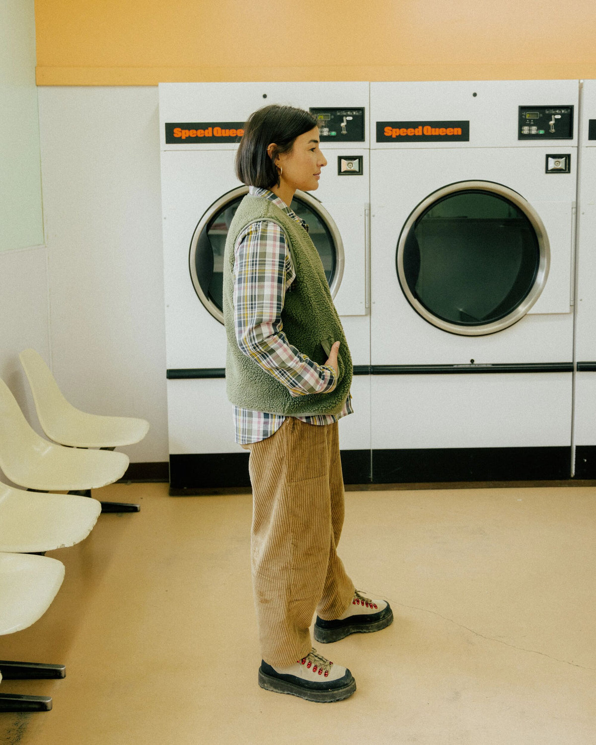 Bracken Lined Trouser - Caramel - Lifestyle