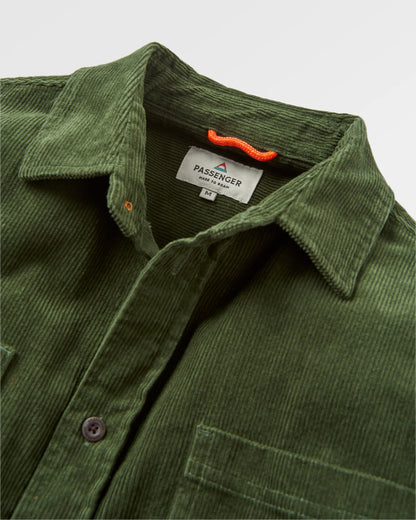 Backcountry Cord Shirt - Fir Tree - Flatlay