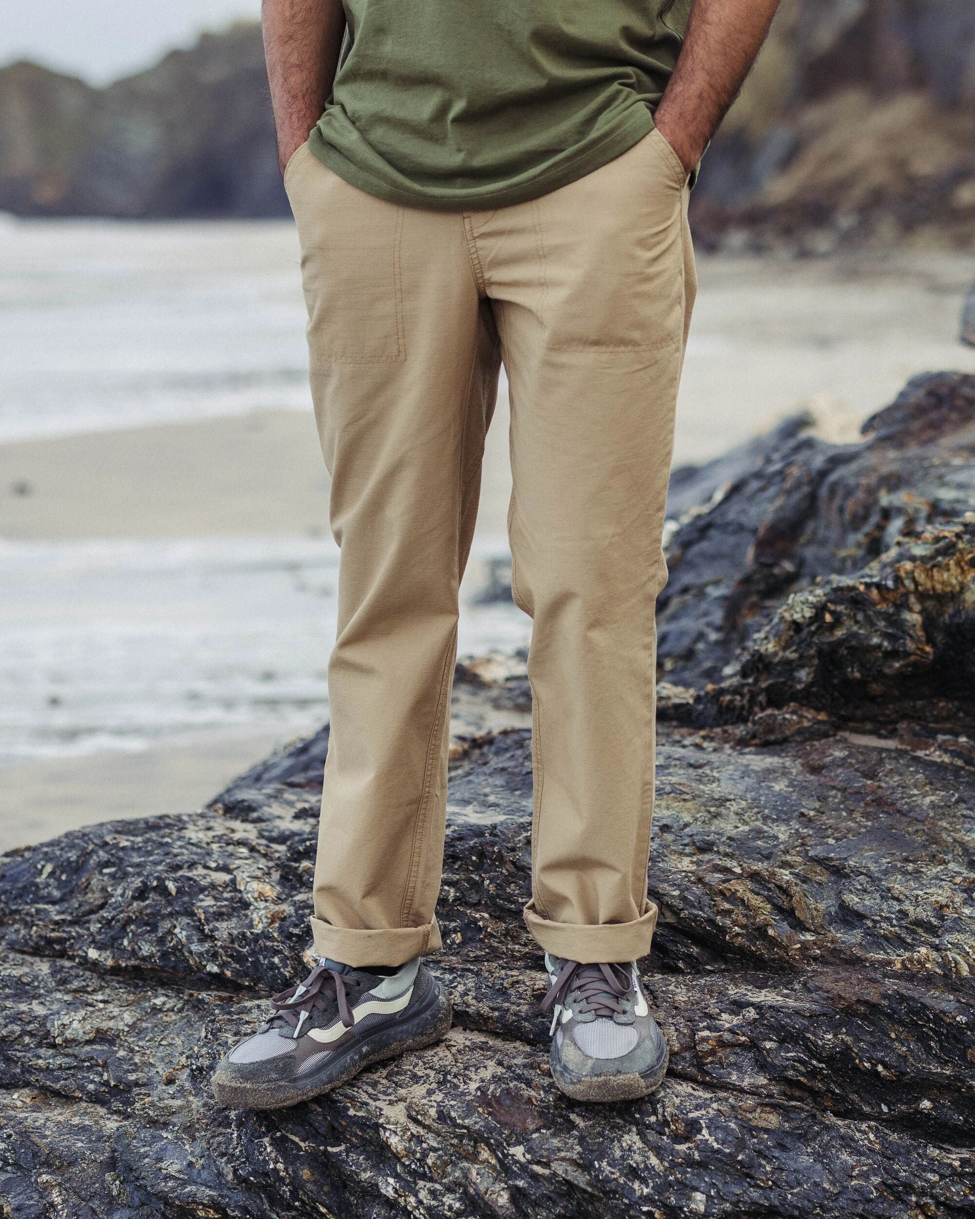 Rif-Raf Organic Cotton Ripstop Trouser Biscuit – Passenger