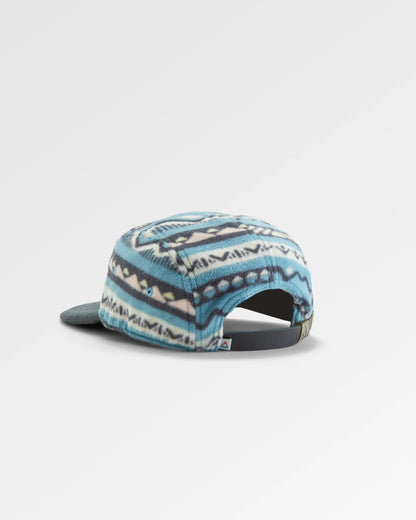 Pine Recycled Polar Fleece Cap - Mountain Geo Arctic - Flatlay