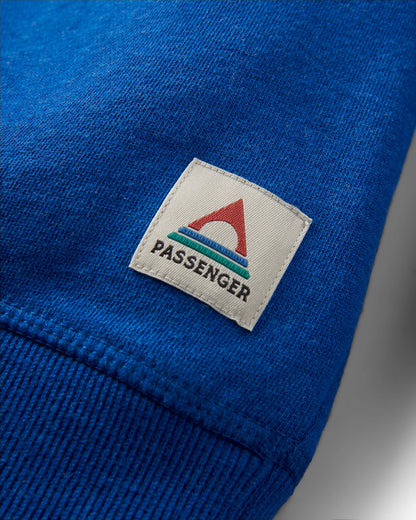 Heritage Men's Sweatshirt - Azure Blue Marl - Flatlay