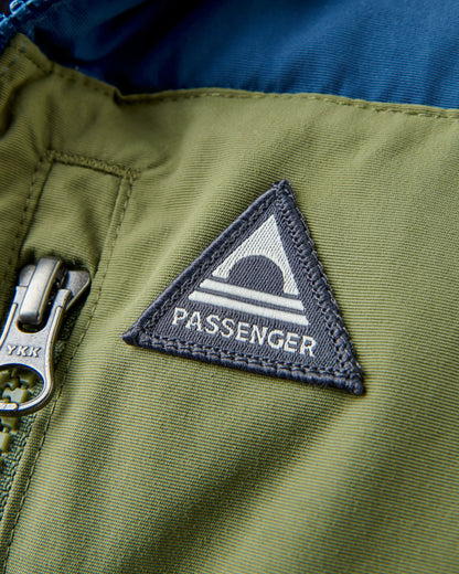 Oceanic Heavyweight Insulated Full Zip Jacket - Dark Denim - Flatlay