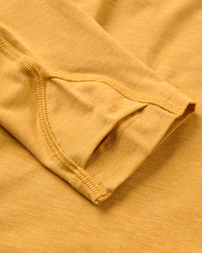 Sunvale Lightweight UPF50 Hoodie - Spruce Yellow Marl - Flatlay