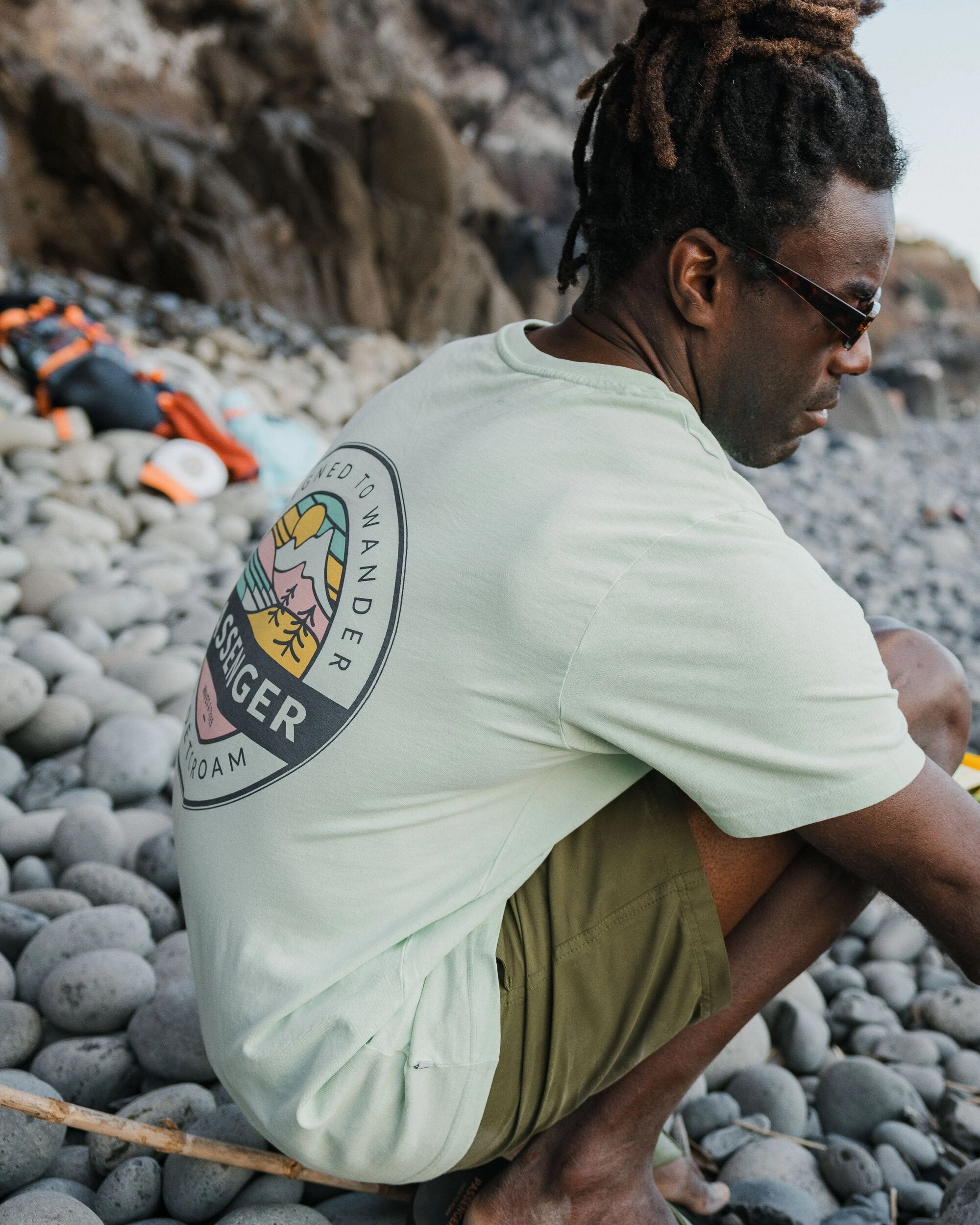 Odyssey Recycled Cotton T-Shirt - Surf Spray - Lifestyle