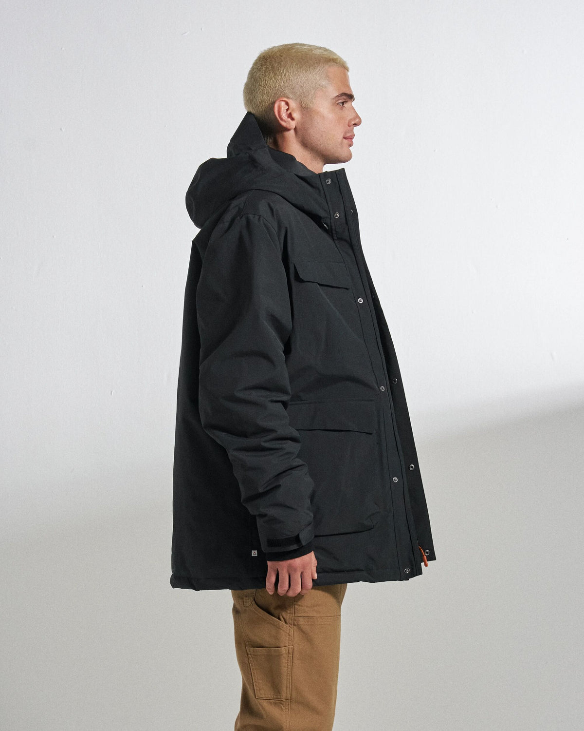 Explorer Waterproof Down Parka - Black - Studio Model