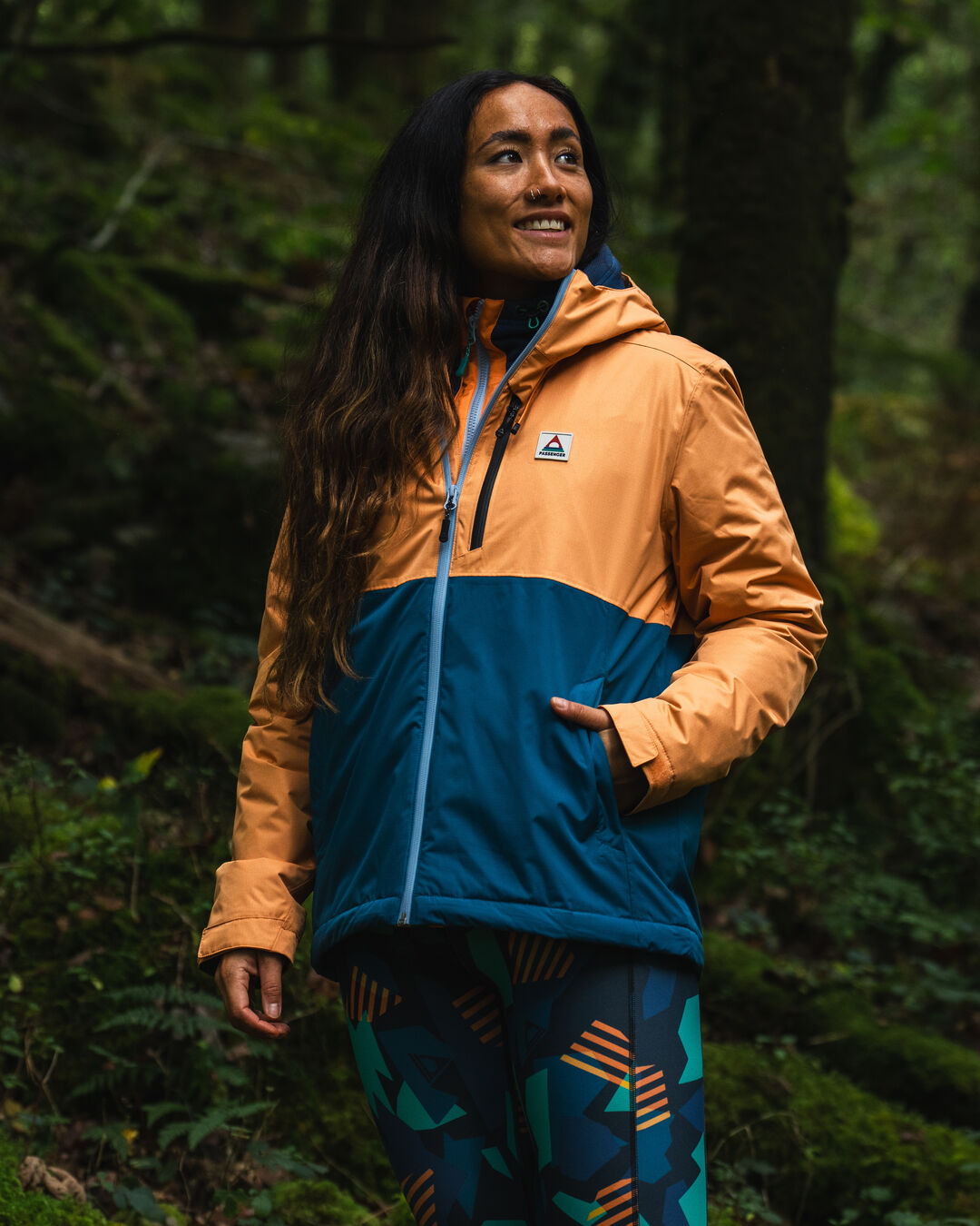 Terrain Insulated Water Resistant Jacket - Corsair Blue/ Apricot - Lifestyle