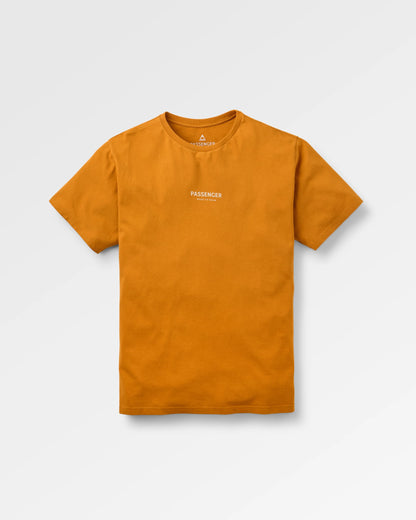 Passenger T-Shirt - Retro Orange - Flatlay