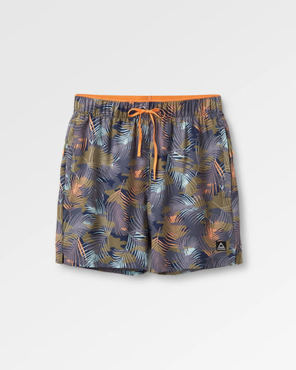 Sandune Recycled Trail Short - Palm Camo Apricot - Flatlay