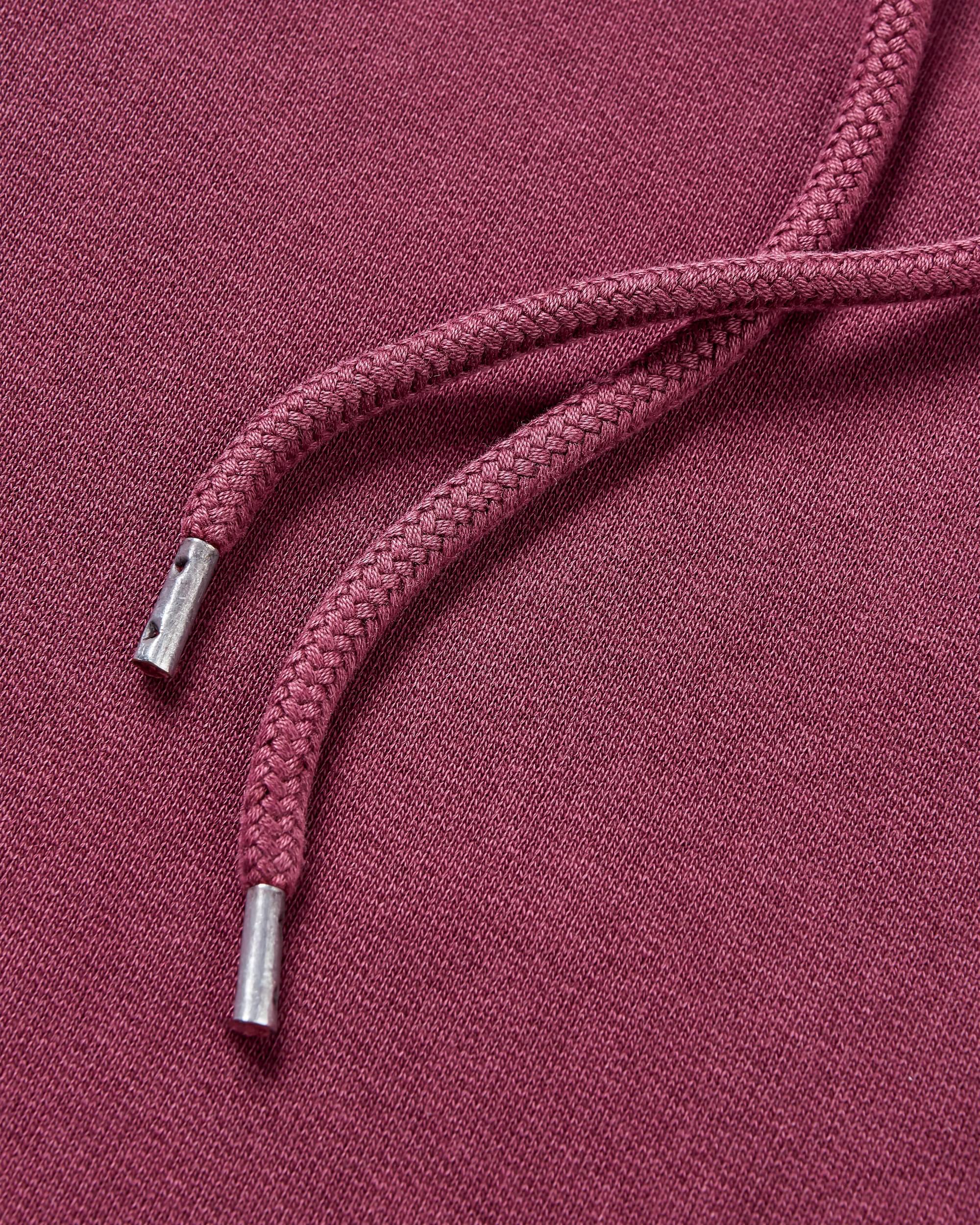 Love The Wild Hoodie - Wine - Flatlay