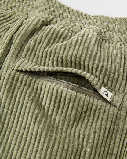 Bracken Lined Trouser - Dusty Olive - Flatlay