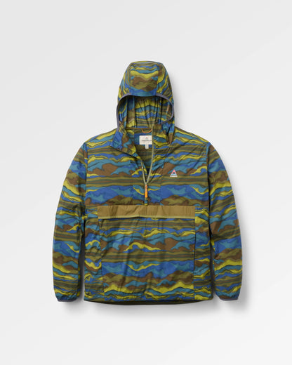 Gusto 2.0 Windshell Anorak - Reflection Khaki - Flatlay