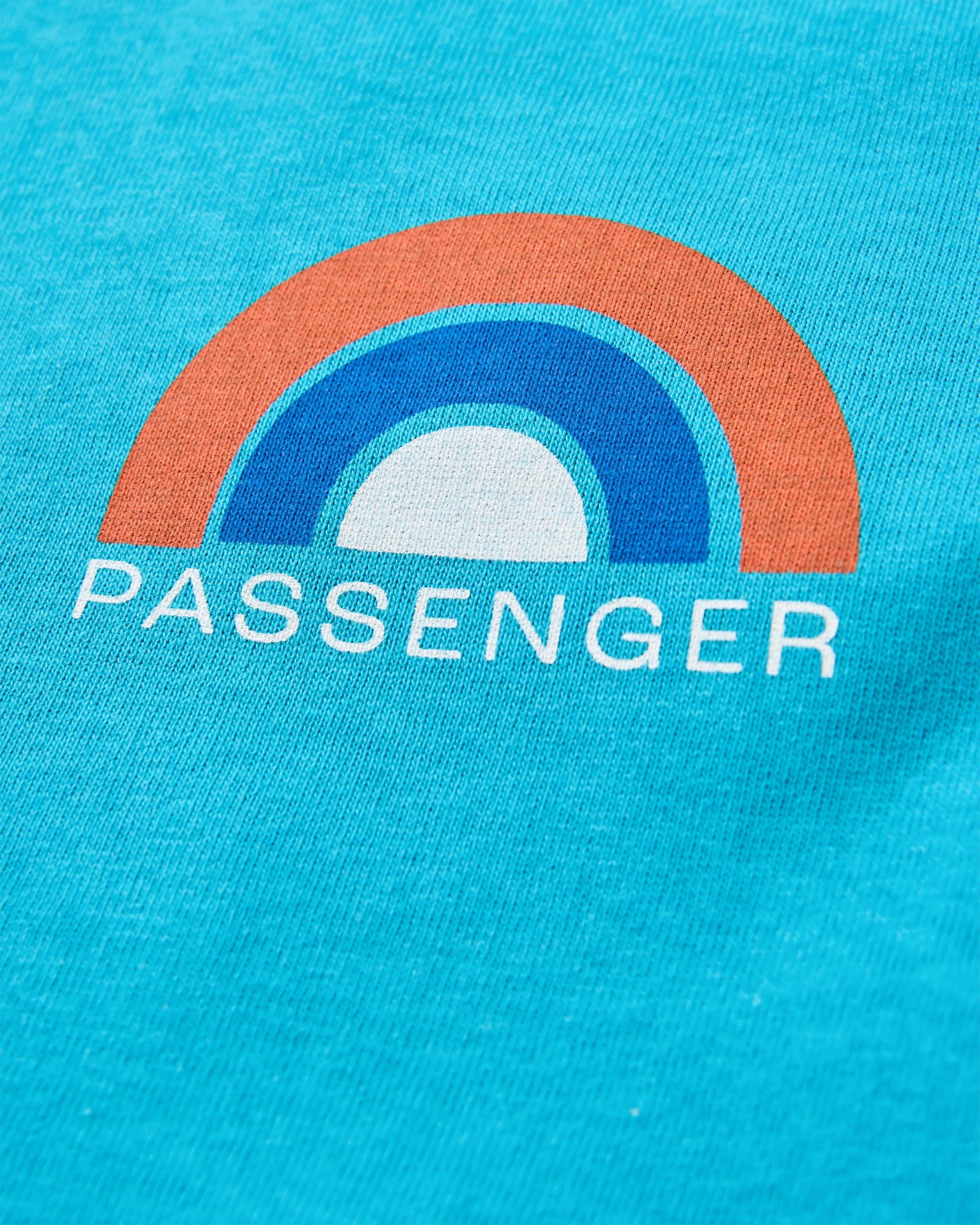 Riser Recycled Cotton LS T-Shirt - Bluejay - Flatlay
