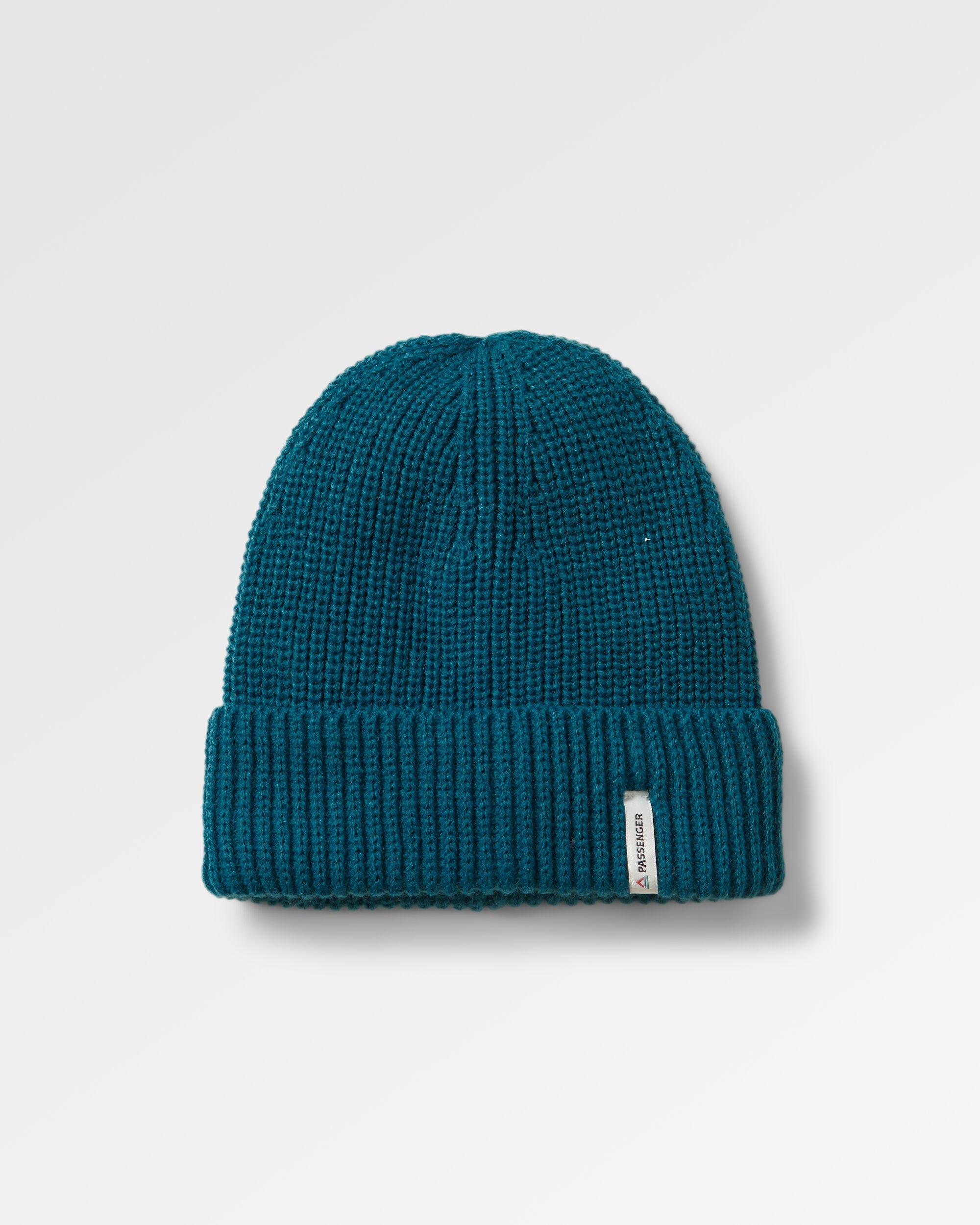 Compass Recycled Beanie - Shaded Spruce - Flatlay