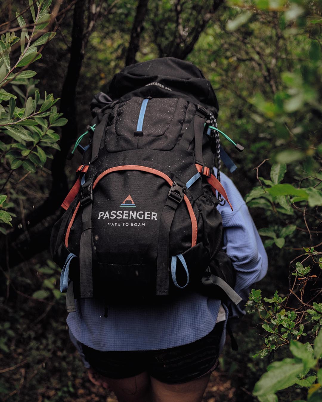 Wayfarer Recycled 65L Backpack - Black - Lifestyle - Female