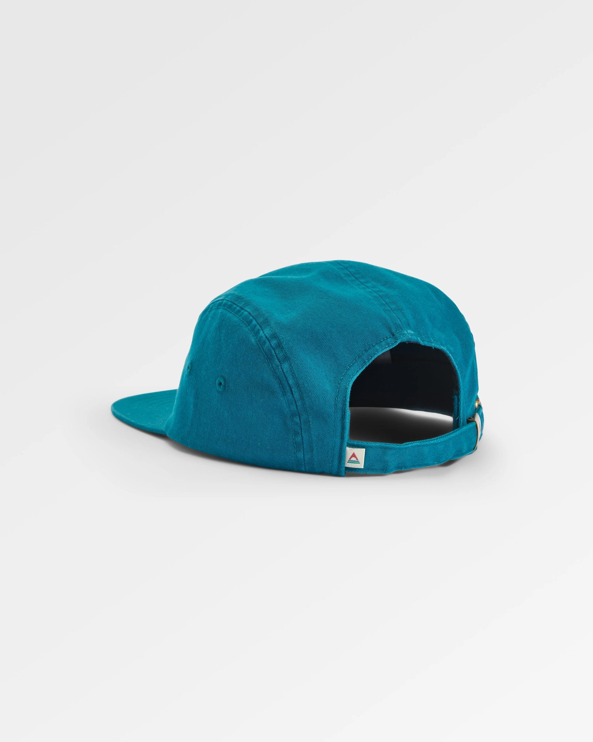 Fixie Organic 5 Panel Cap 2.0 - Tidal Blue - Flatlay