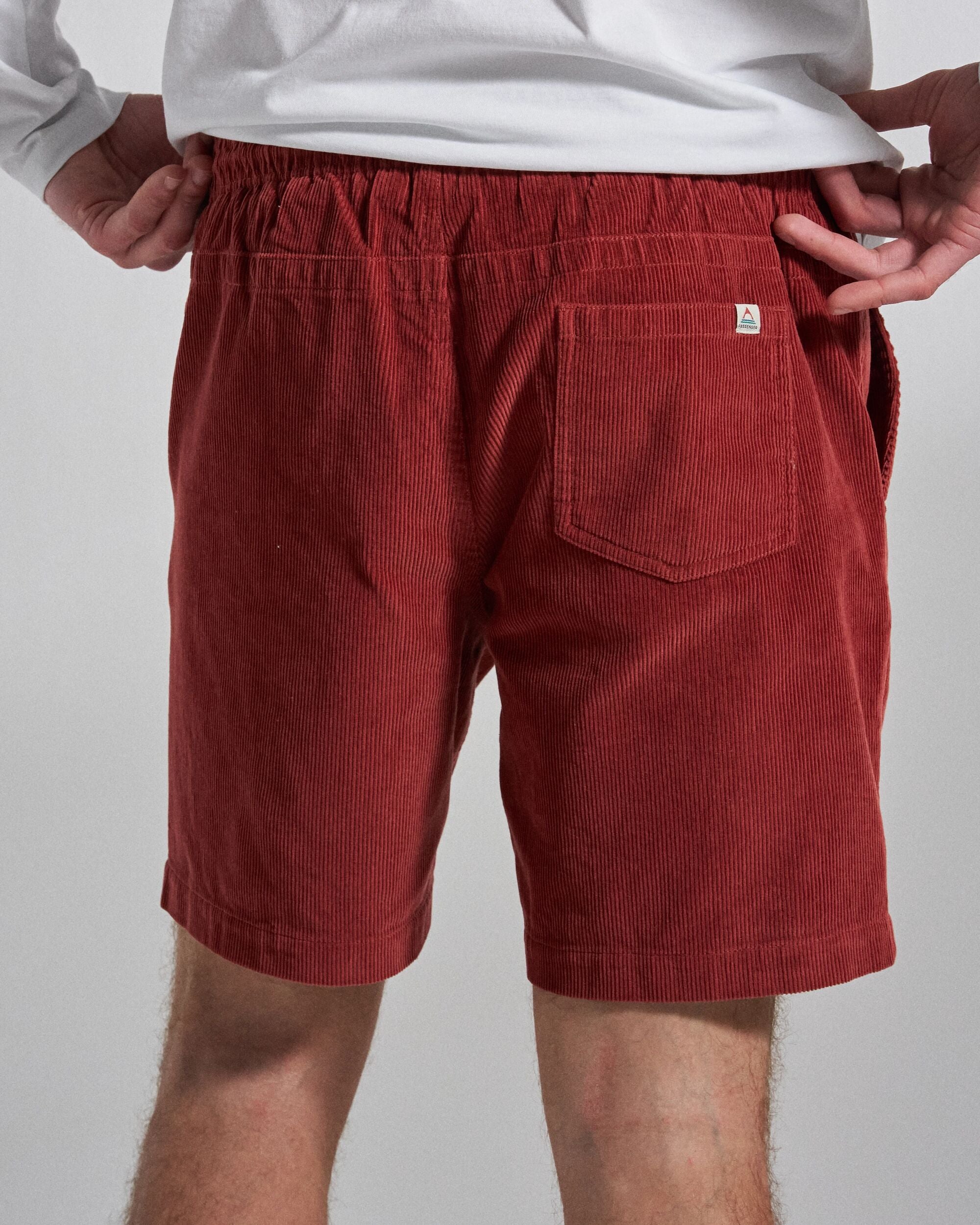 Drifter Cord Short - Redwood - Studio Model