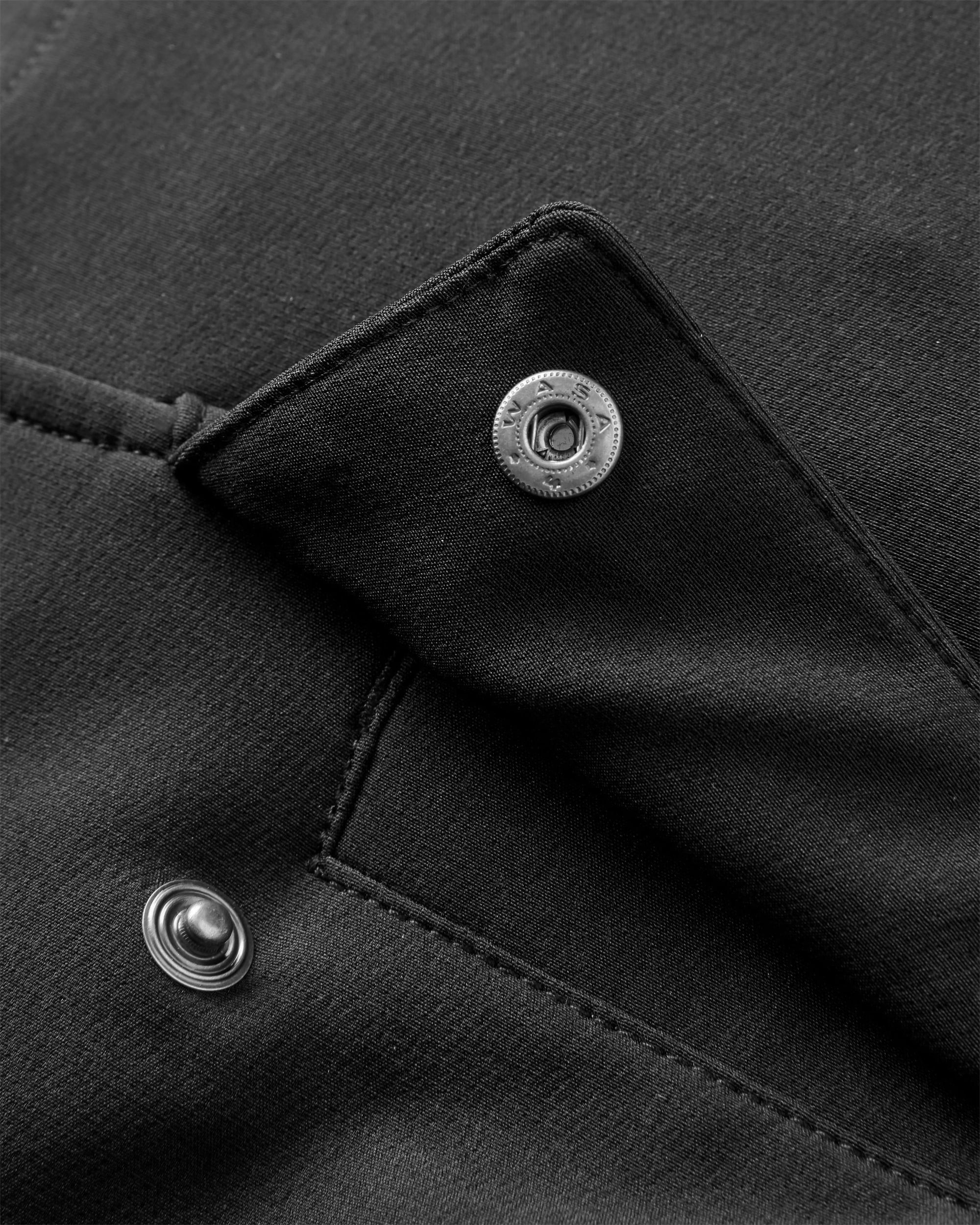 Ocean Recycled Softshell Anorak - Black - Flatlay