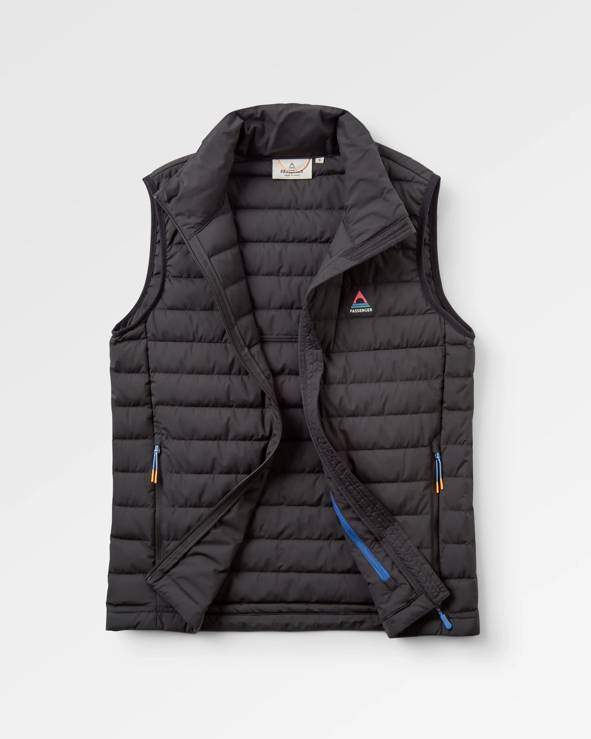 Northstar Down Recycled Vest - Black - Flatlay