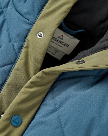 Campscape Parka - Khaki/Dark Denim - Flatlay