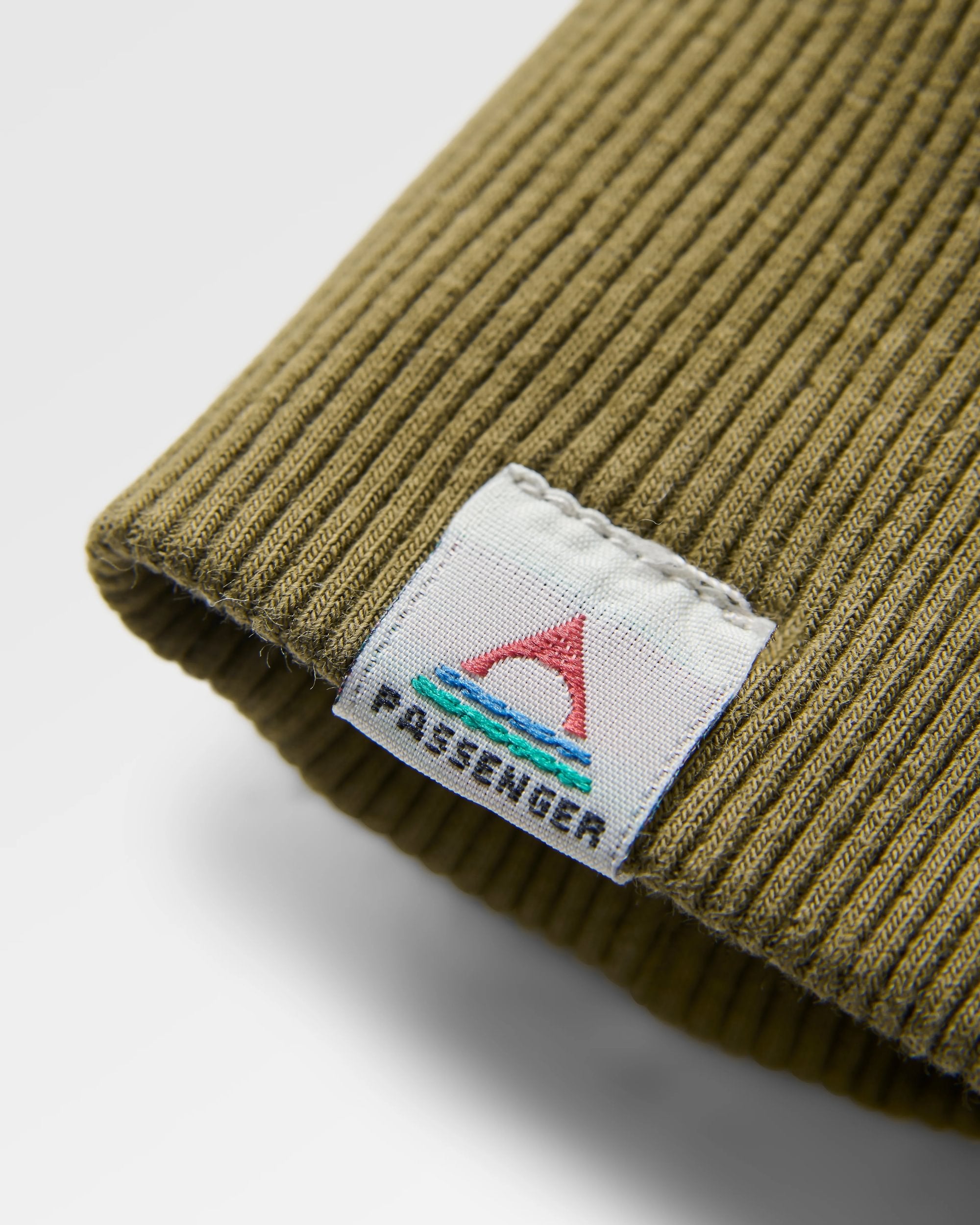 Slow Escape Recycled Cotton Sweatshirt - Dark Olive - Flatlay