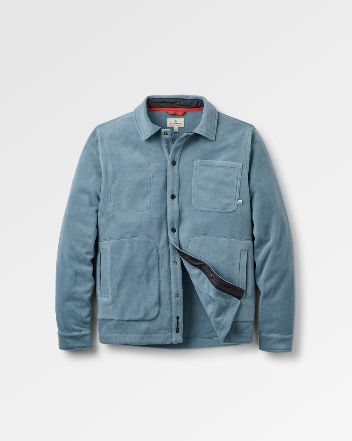 Adapt Polartec® Overshirt - Stormy Blue - Flatlay
