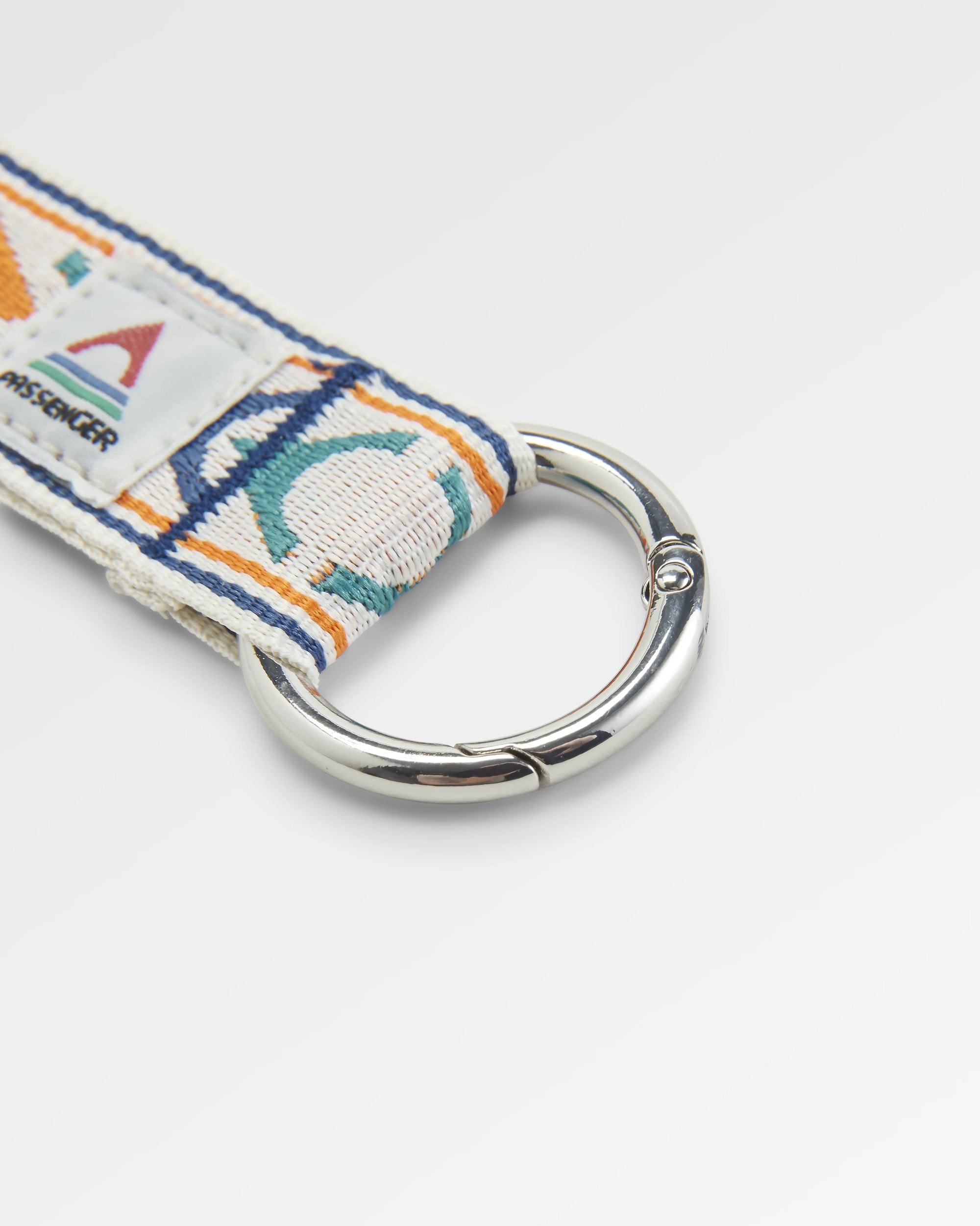 Travel Key Ring - Stepping Stone - Sunrise Orange/Birch - Flatlay
