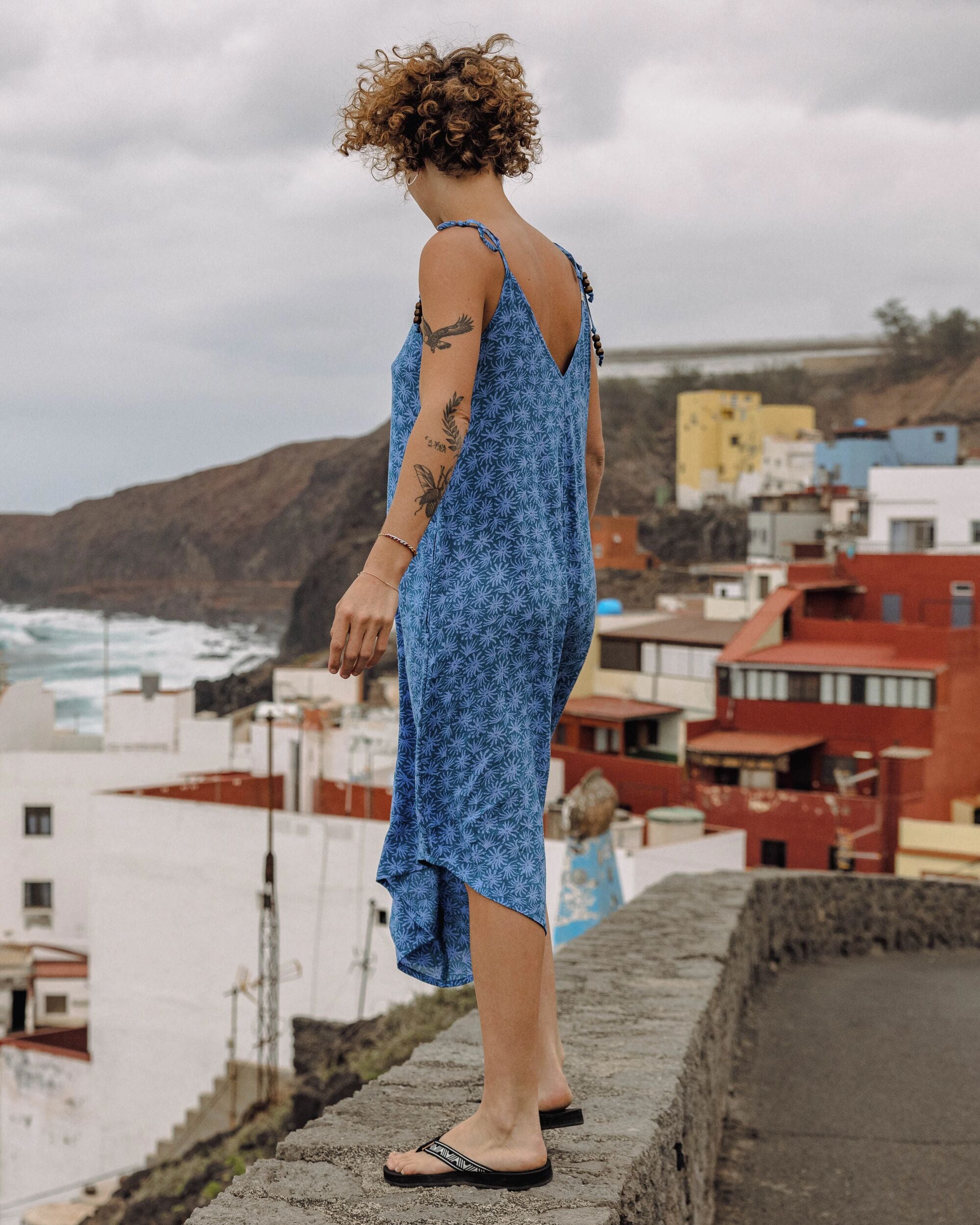 Copetín Jumpsuit - Seaweed Blue Steel - Lifestyle