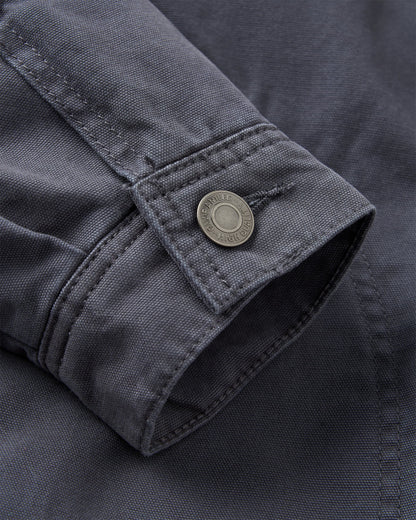 Taylor Quilted Jacket - Charcoal - Flatlay