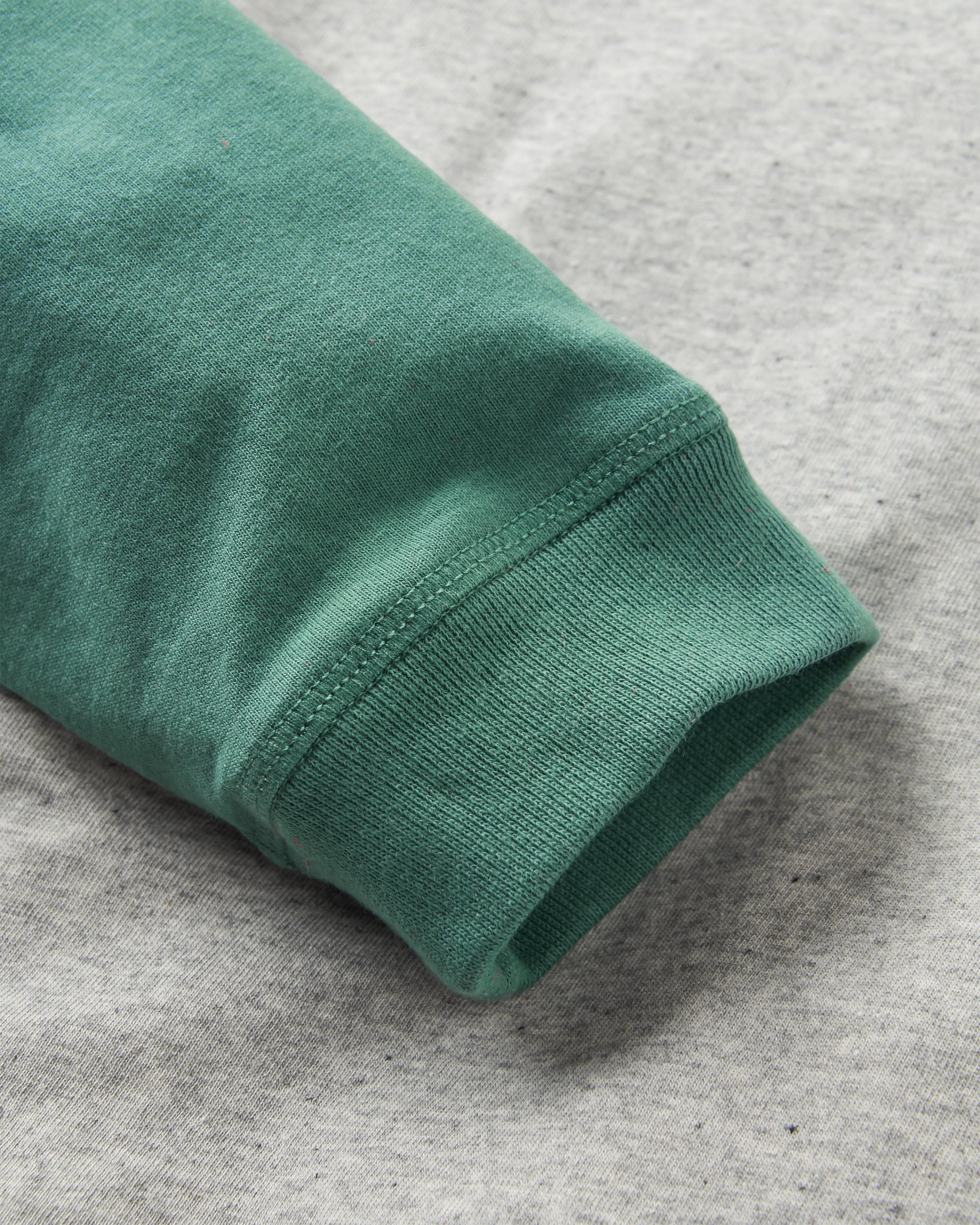 Roamer Recycled Cotton Raglan T-Shirt - Grey Marl - Flatlay