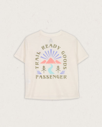 Exhale Active Recycled T-Shirt - Marshmallow