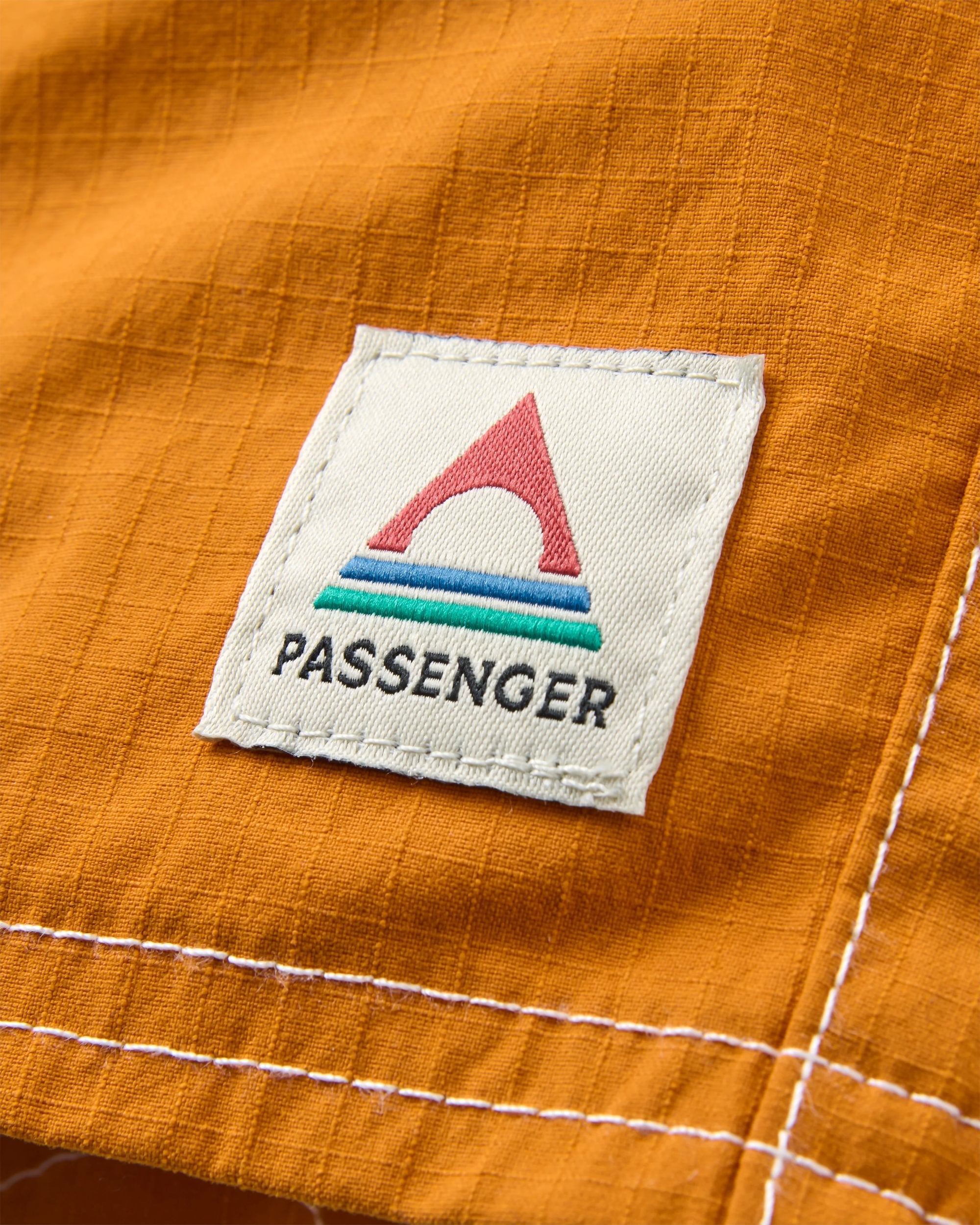 Searcher Longer Line Boardshort - Retro Orange - Flatlay