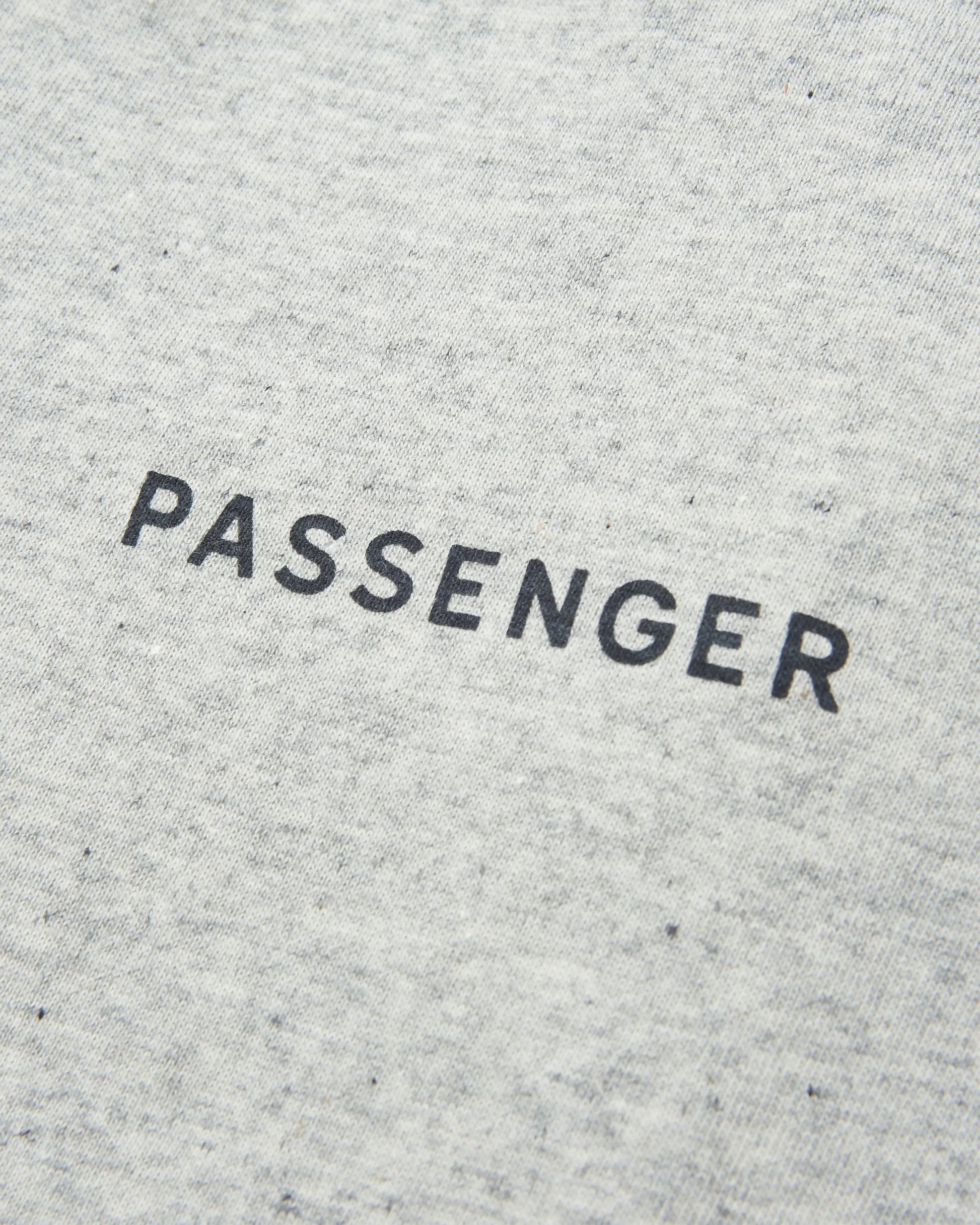 Made To Roam Recycled LS T-Shirt - Grey Marl - Flatlay