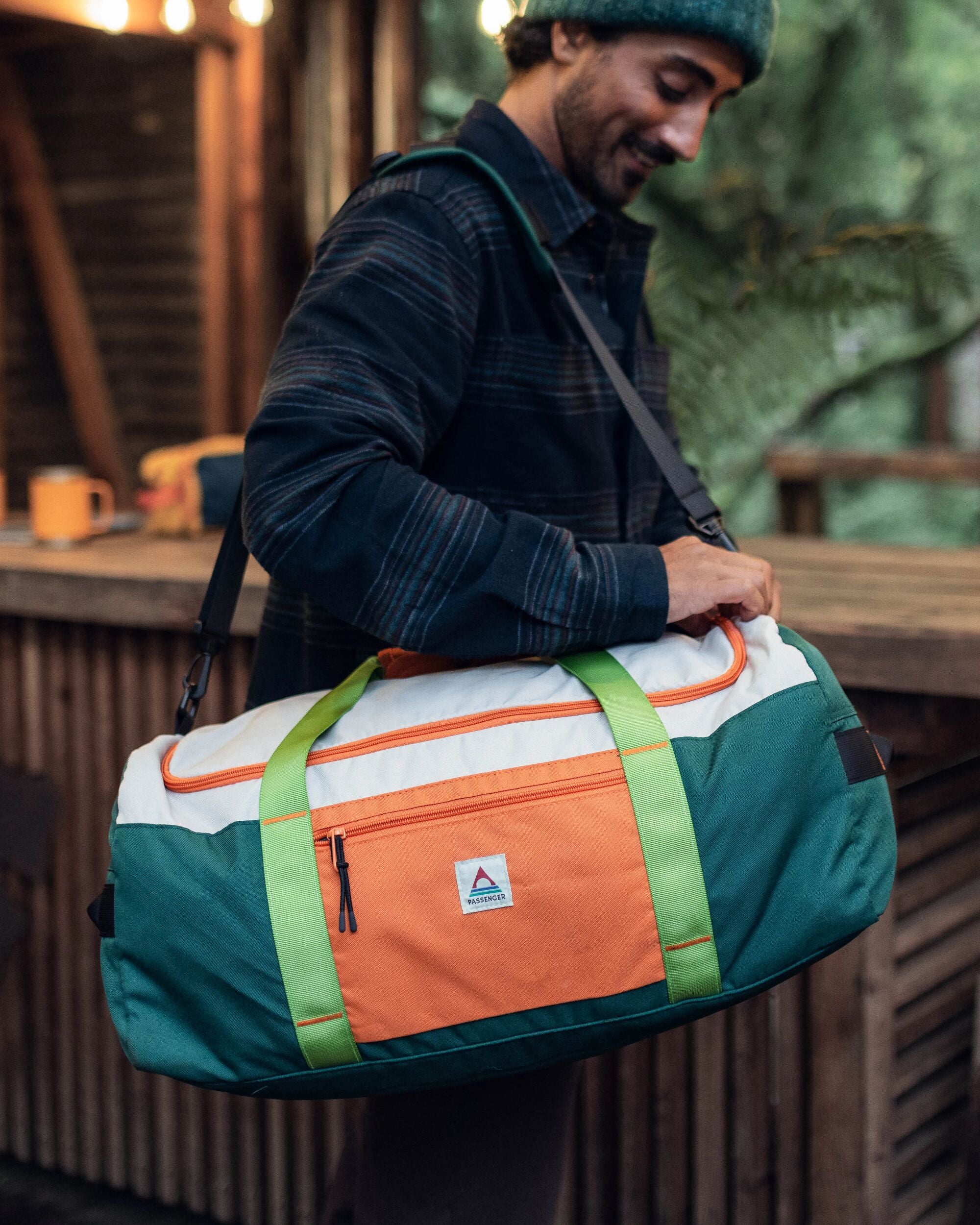 Boondocker Recycled 30L Duffel - Rain Forest Orange Multi - Lifestyle - Male