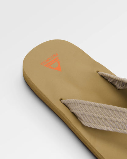 Santos Flip Flop 2.0 - Taupe - Flatlay