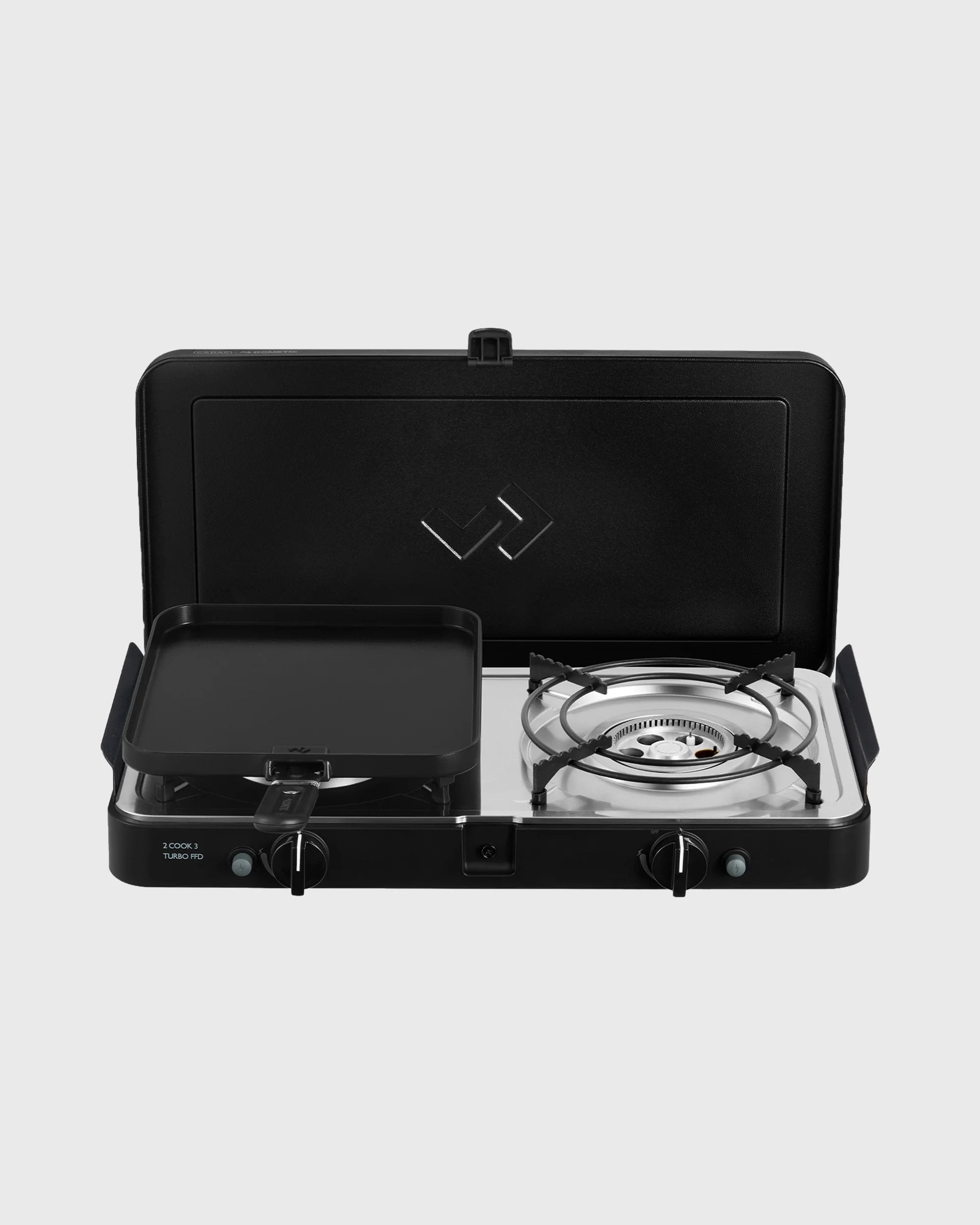 CADAC Dometic 2 Cook Turbo FFD Deluxe QR - Black - Flatlay