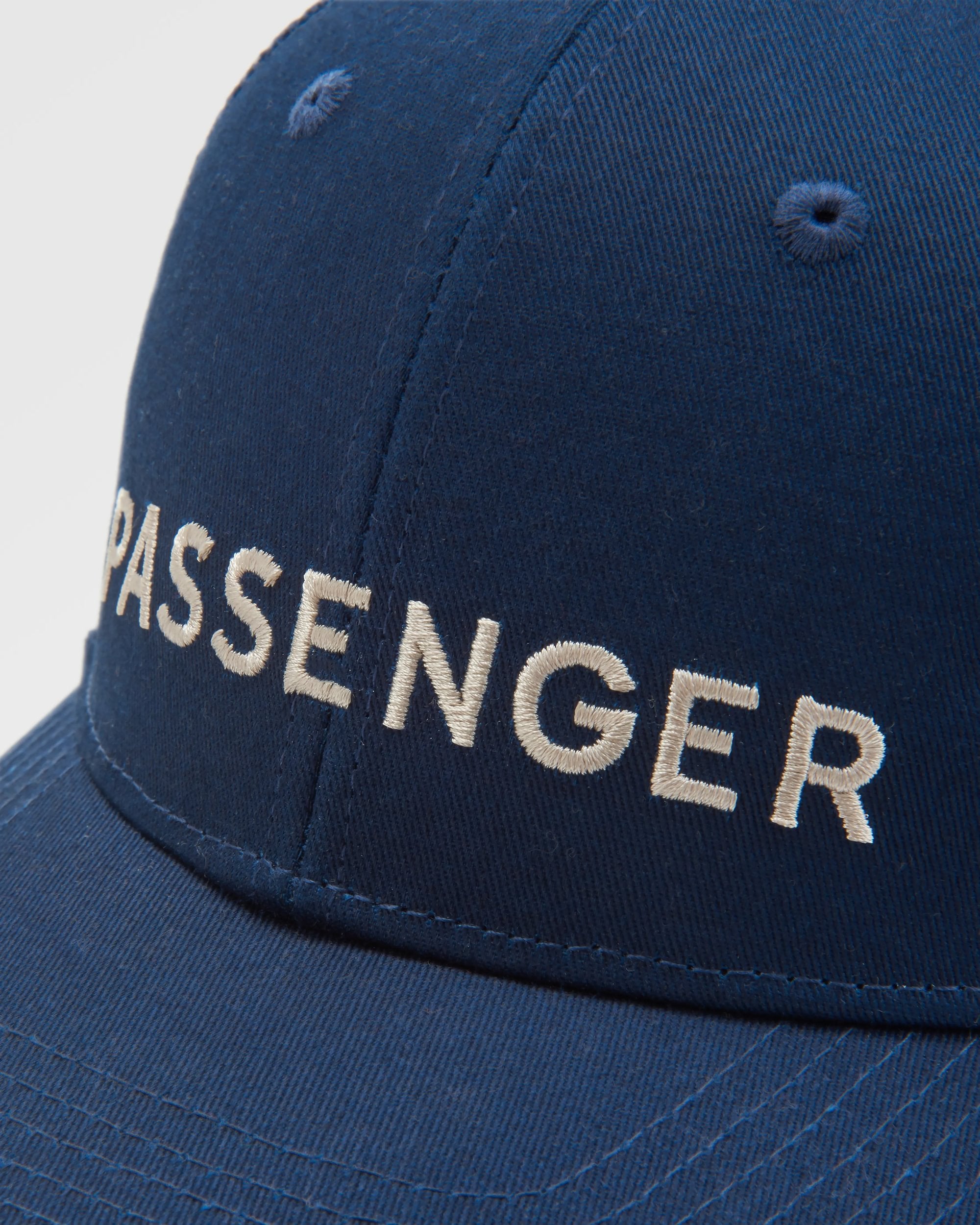 Passenger Recycled Cotton Trucker Cap - Rich Navy - Flatlay