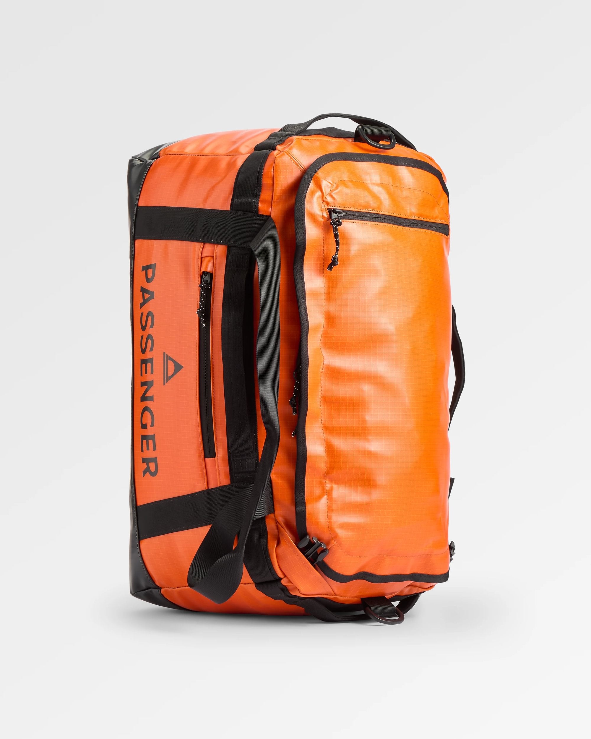Roamer 40L Duffel Bag - Sunrise Orange - Flatlay