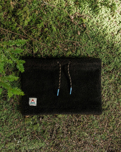 Ash Recycled Sherpa Fleece Snood - Black - Lifestyle