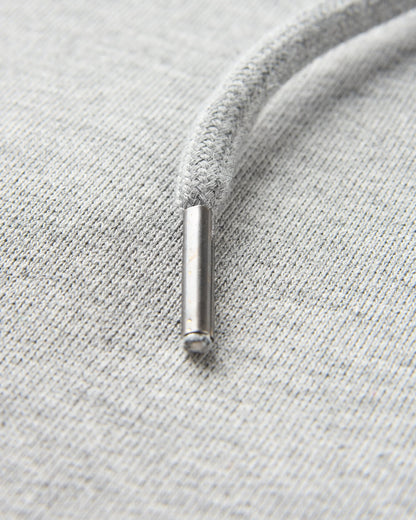 Odyssey Organic Cotton Hoodie - Grey Marl - Flatlay