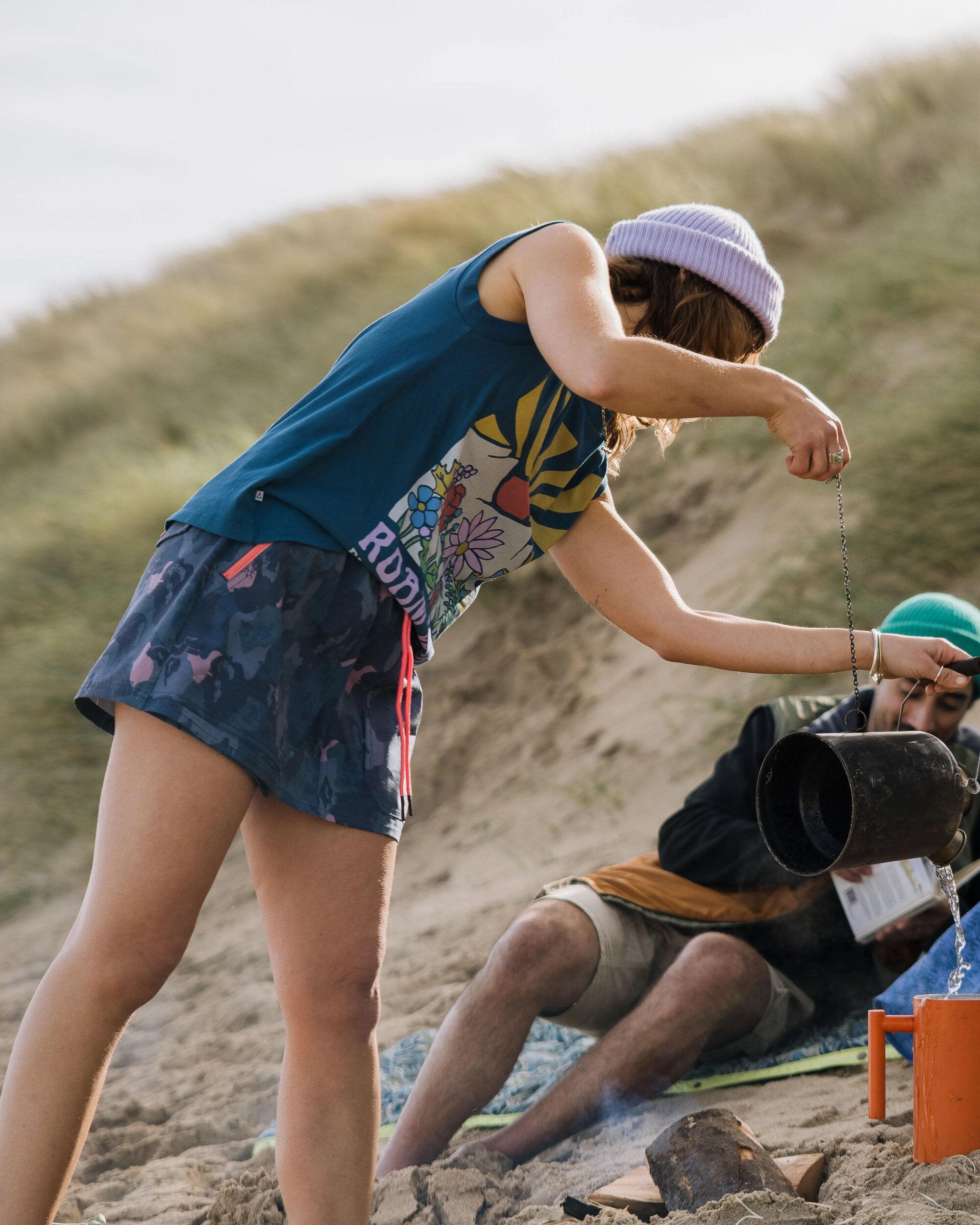 Wonderland Woven Skort - Sycamore Camo - Lifestyle