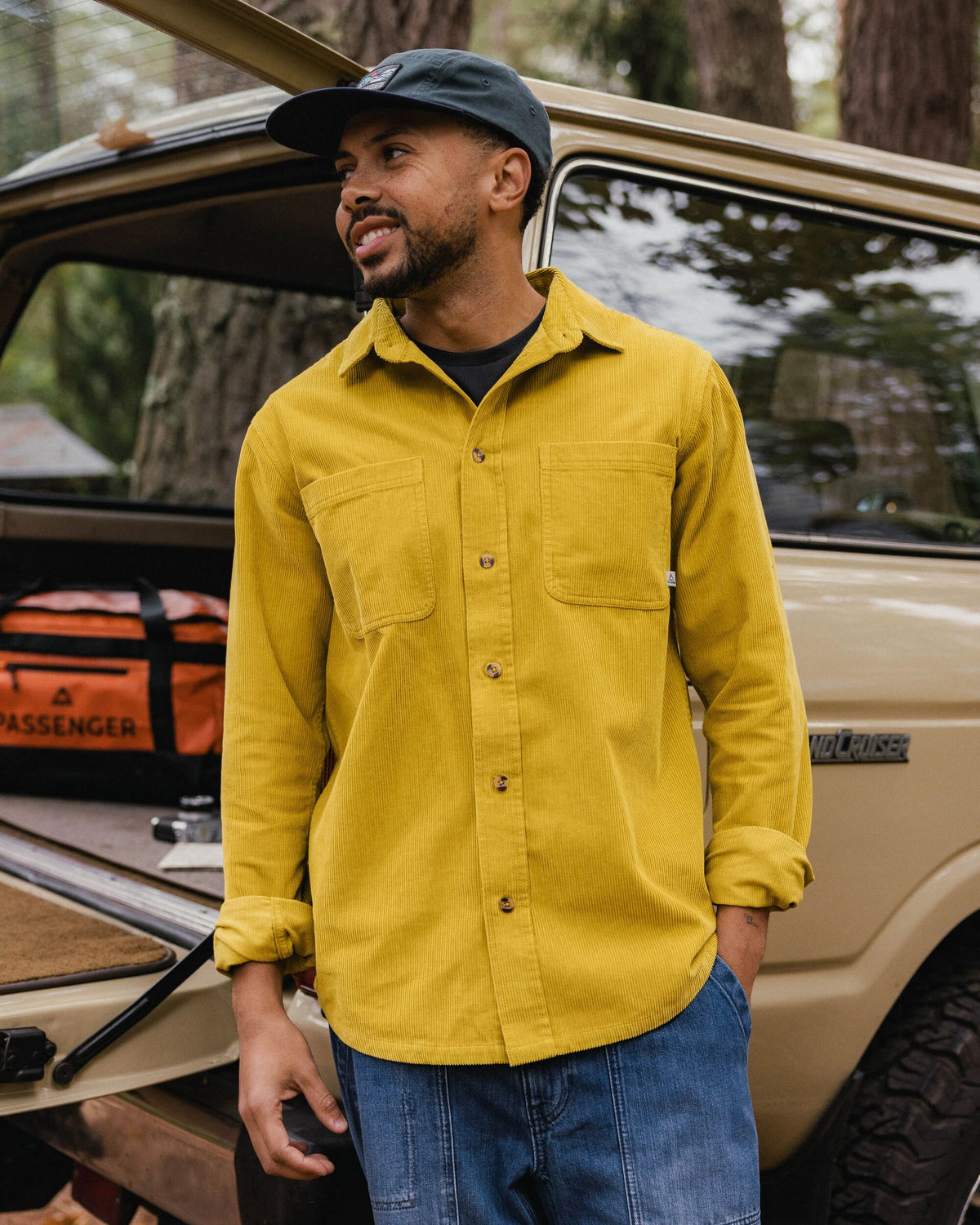 Backcountry Cord Shirt - Heritage Yellow - Lifestyle
