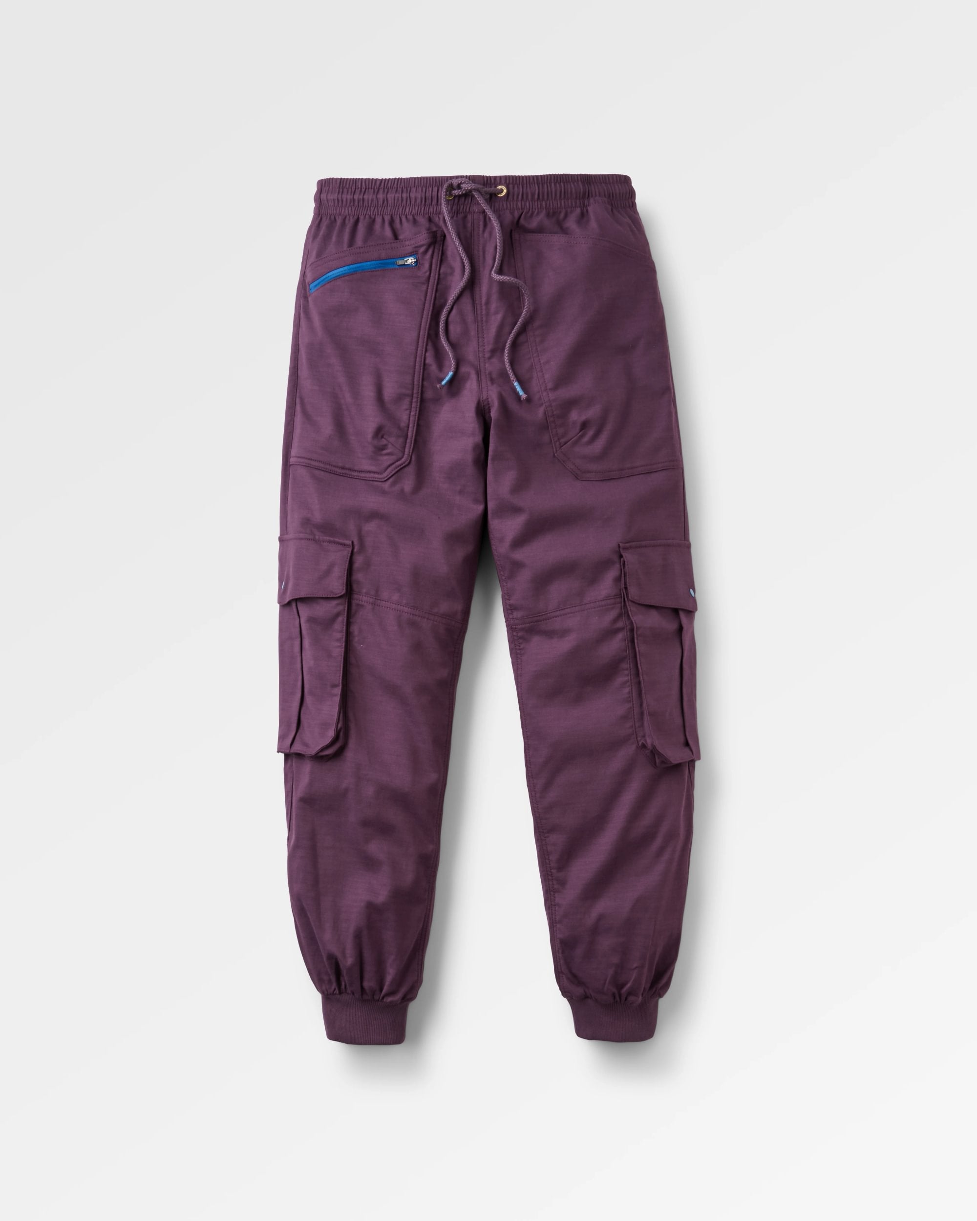 Hydrilla Trouser - Deep Plum - Flatlay