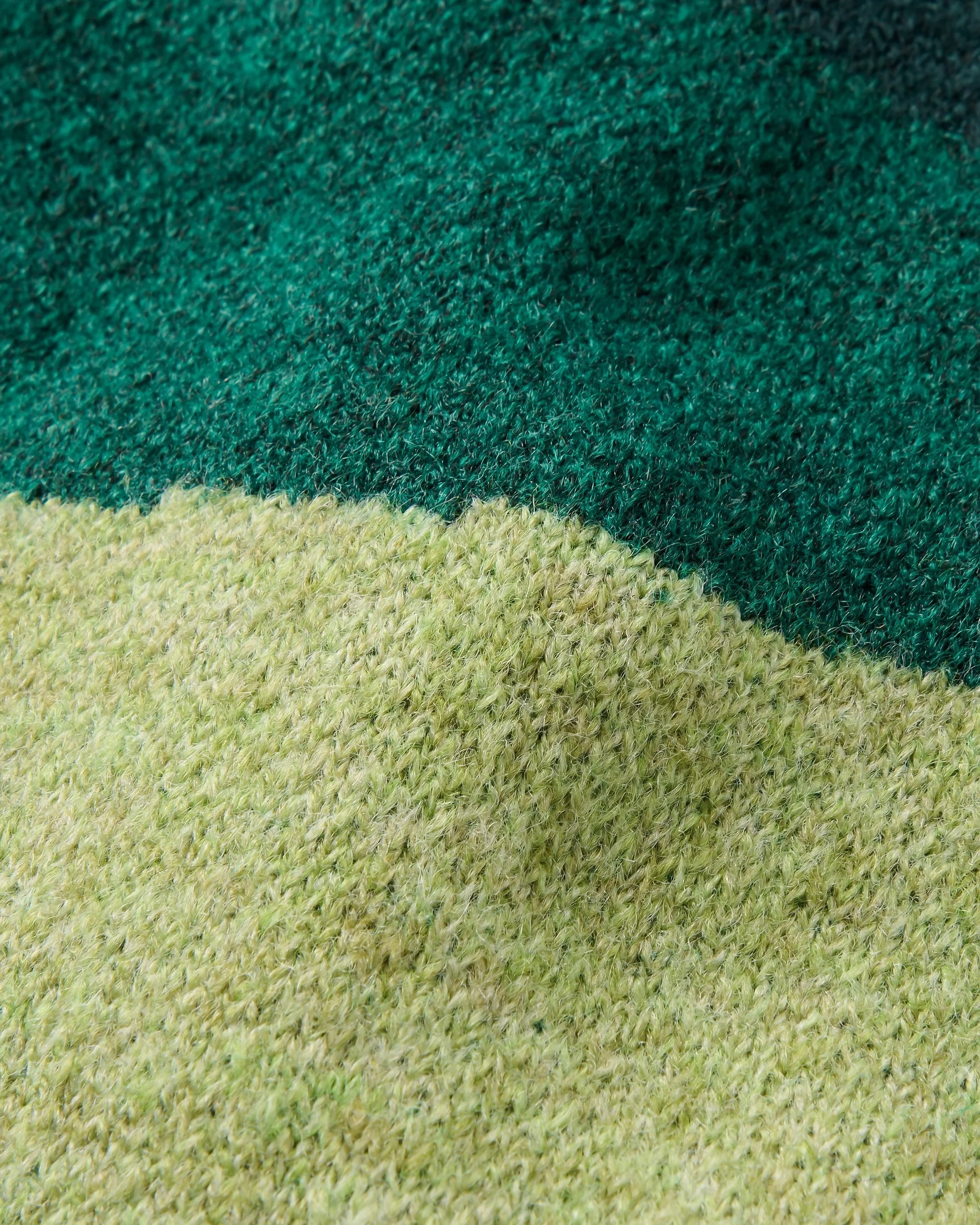 Scenic Recycled Knitted Jumper - Scenic Dark Fern - Flatlay