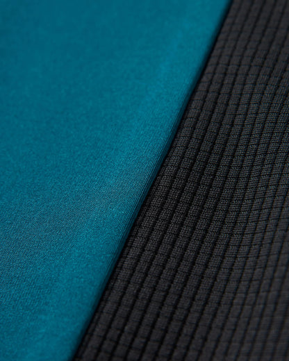 Lakeside Recycled Active T-Shirt - Tidal Blue - Flatlay