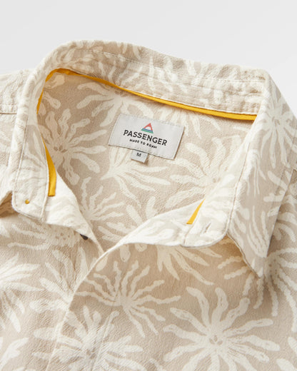 Chill Short Sleeve Shirt - Seaweed Pebble Grey - Flatlay
