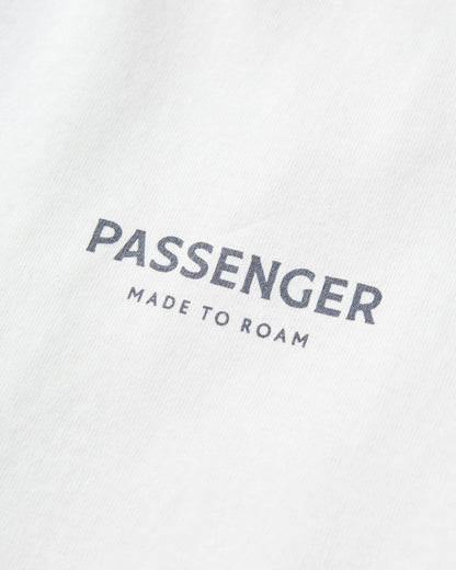 Maverick Recycled Cotton T-Shirt - White - Flatlay