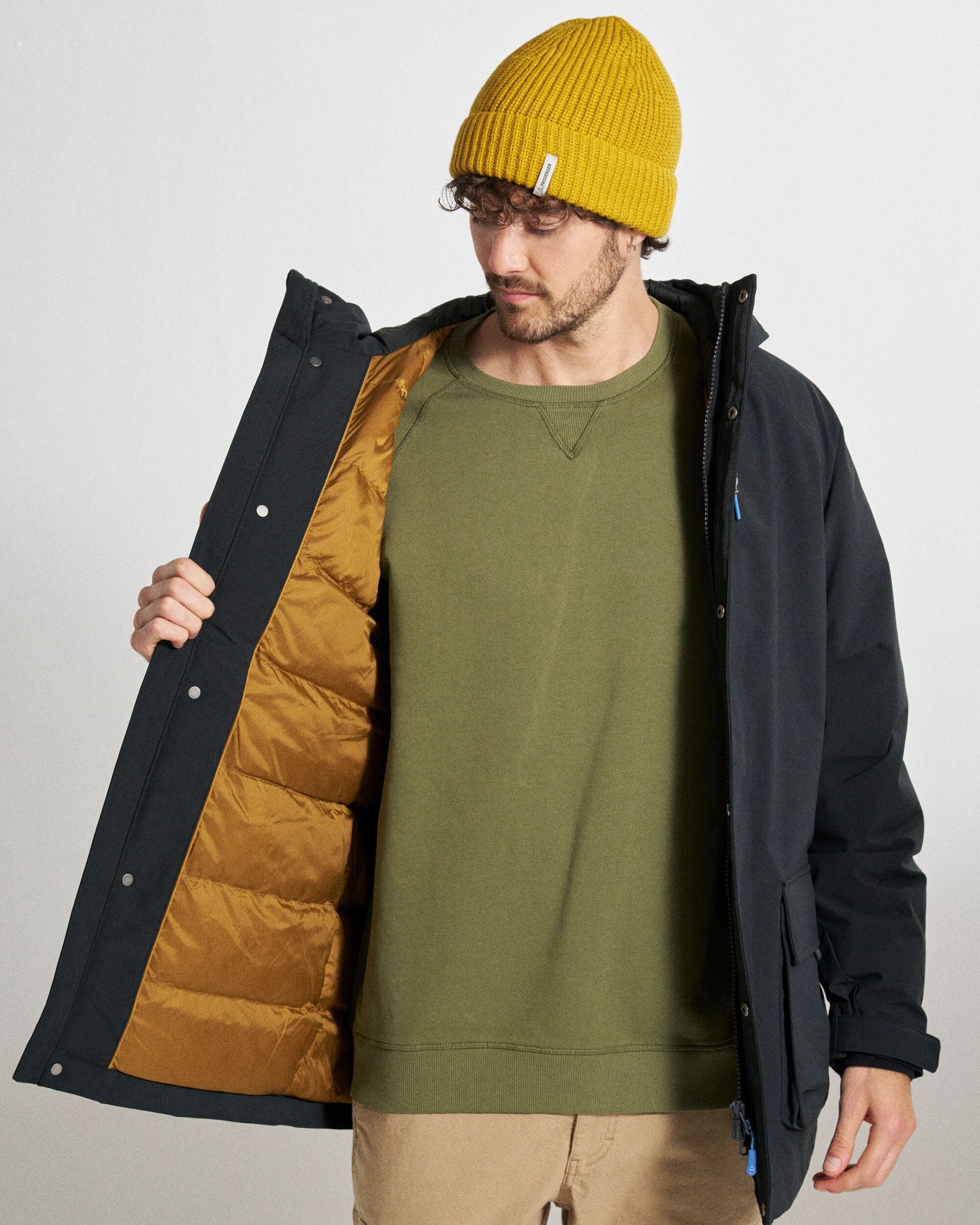 Baltic Recycled Insulated Parka - Black - Studio Model