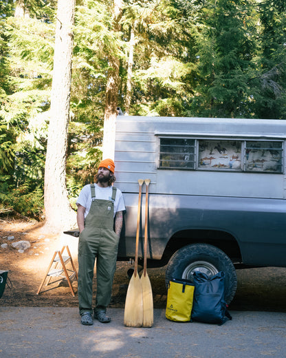 Vantage Cotton Canvas Dungaree - Biscuit - Lifestyle