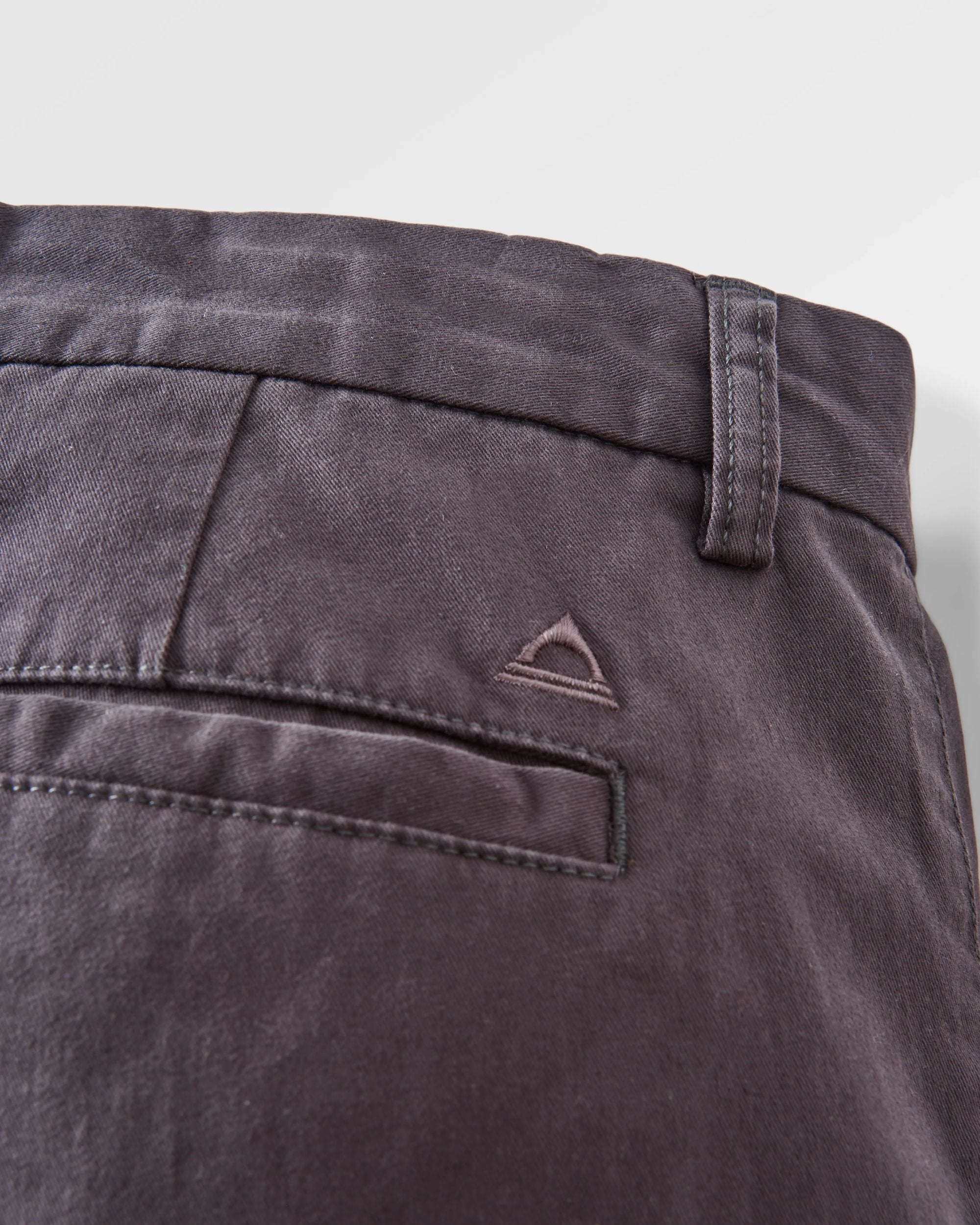 365 Organic Cotton Trouser - Faded Black - Flatlay