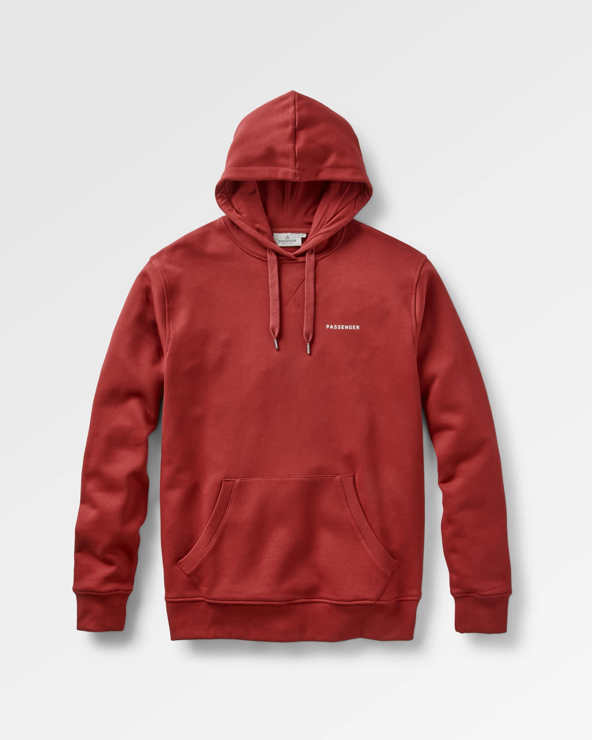 Made To Roam Hoodie - Forest Berry - Flatlay